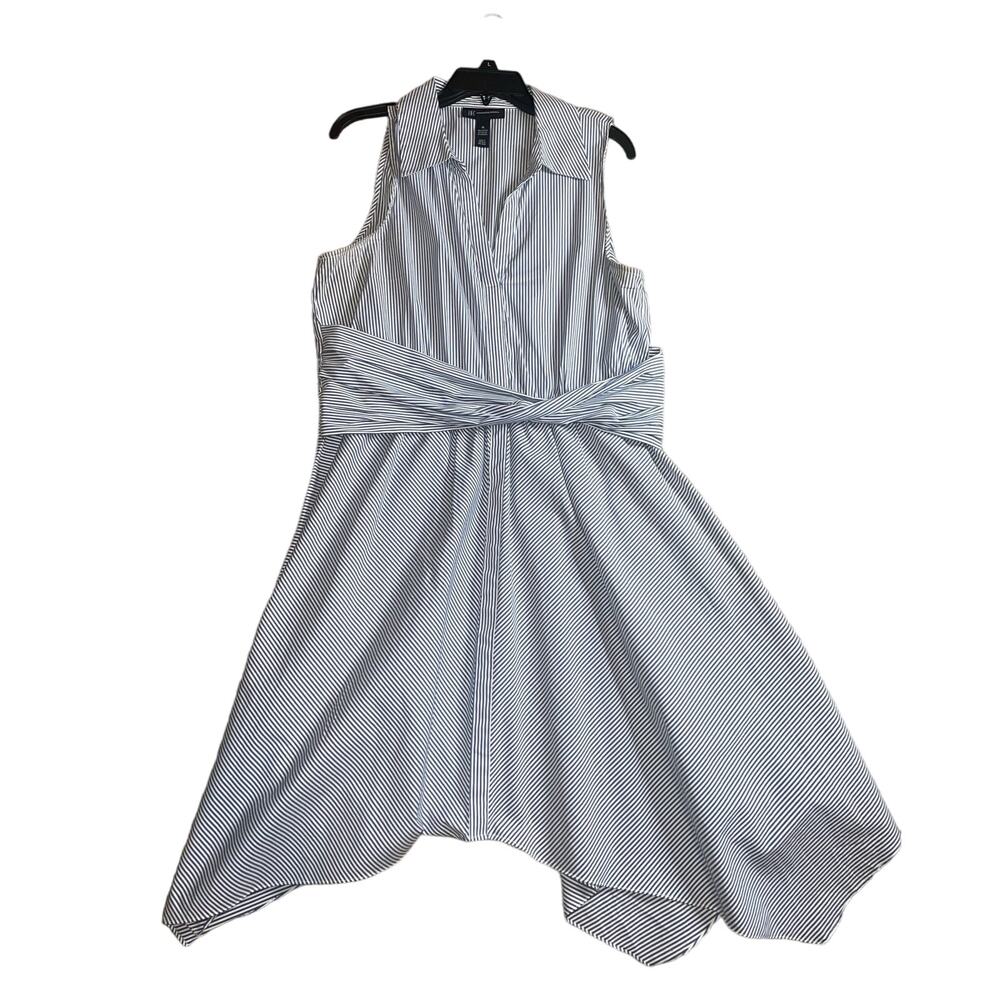 International Concepts Striped Fit & Flare Dress - Size 16 ***